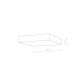 Plafoniera Lid Square Led 35W 10431 Nowodvorski LED, Alb, Polonia