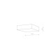 Plafoniera Lid Square Led 25W 10434 Nowodvorski LED, Negru, Polonia