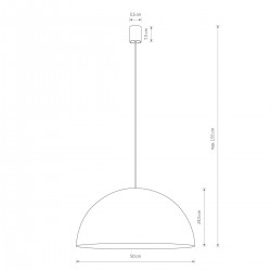 Pendul Hemisphere Super L 10697 Nowodvorski GX53, Negru, Polonia
