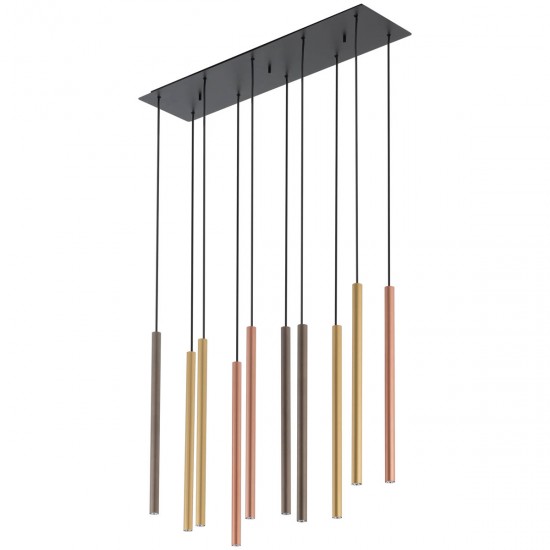 Suspensie Laser 490 10705 Nowodvorski G9, Multicolor, Polonia