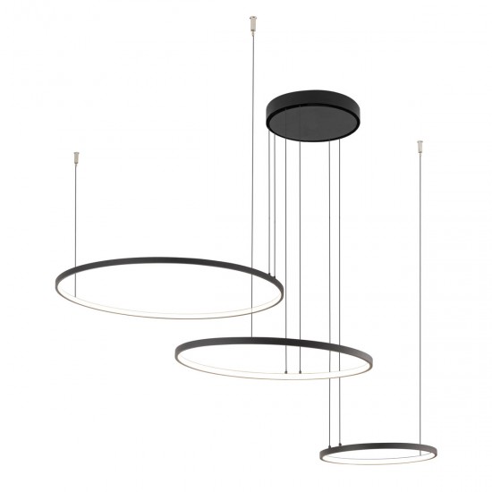 Suspensie Circolo Led 10817 Nowodvorski LED, Negru, Polonia