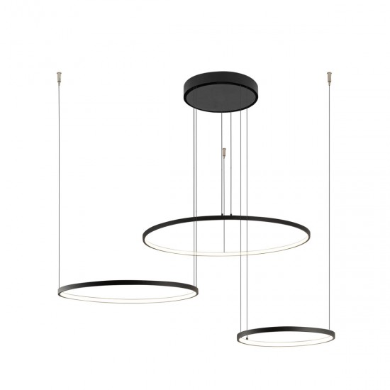 Suspensie Circolo Led 10817 Nowodvorski LED, Negru, Polonia