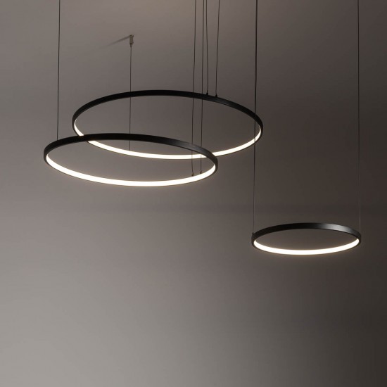 Suspensie Circolo Led 10817 Nowodvorski LED, Negru, Polonia