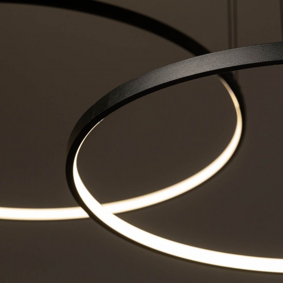 Suspensie Circolo Led 10817 Nowodvorski LED, Negru, Polonia