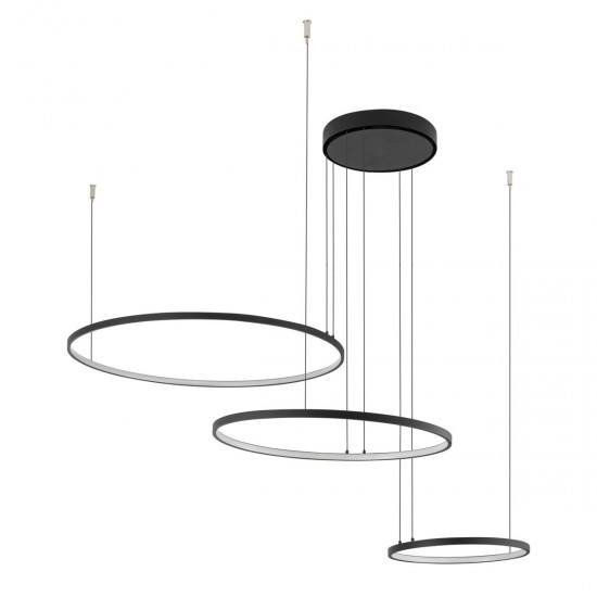 Suspensie Circolo Led 10867 Nowodvorski LED, Negru, Polonia