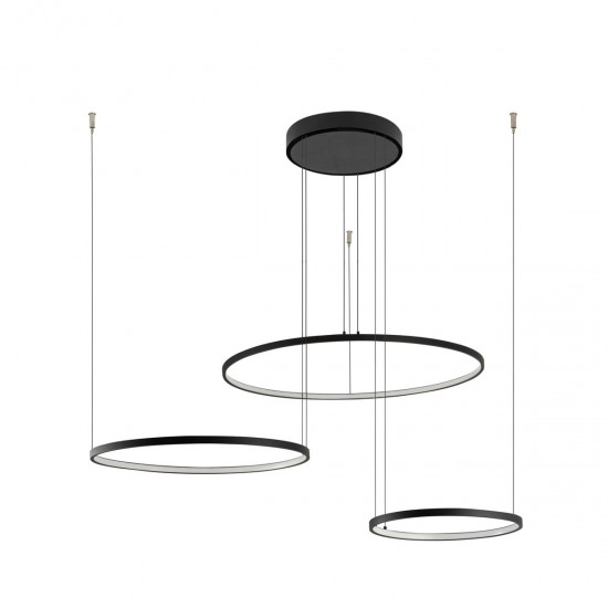 Suspensie Circolo Led 10867 Nowodvorski LED, Negru, Polonia