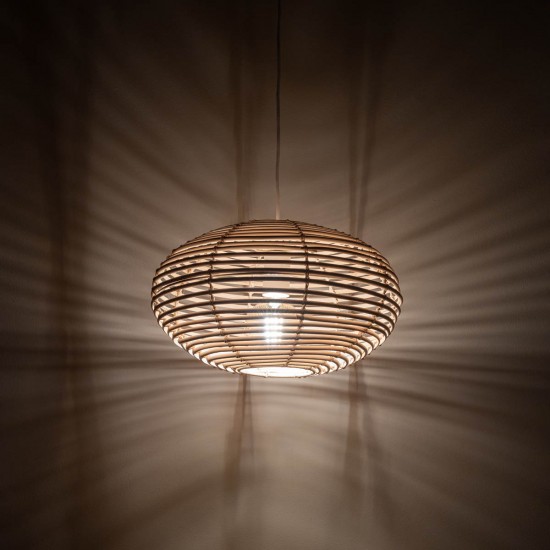 Pendul Rattan S 11153 Nowodvorski E27, Natural, Polonia