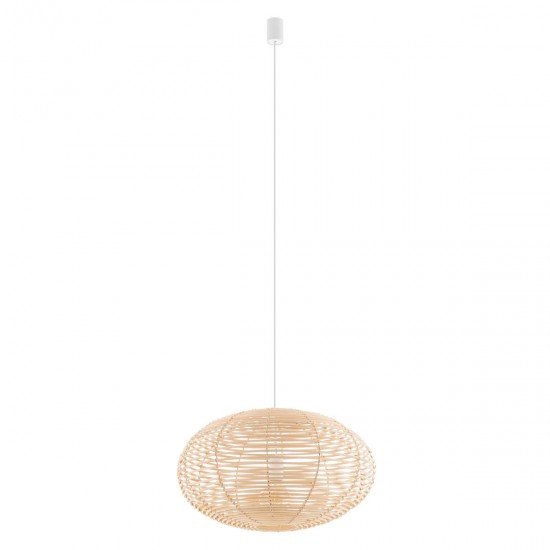 Pendul Rattan M 11154 Nowodvorski E27, Natural, Polonia