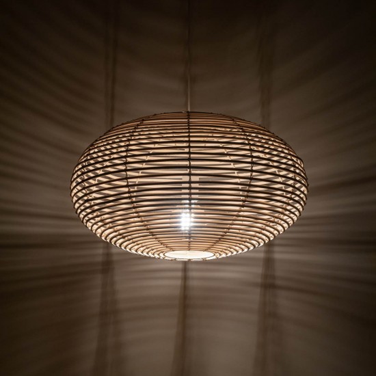 Pendul Rattan M 11154 Nowodvorski E27, Natural, Polonia