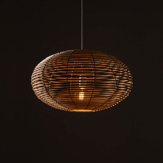 Pendul Rattan M 11154 Nowodvorski E27, Natural, Polonia