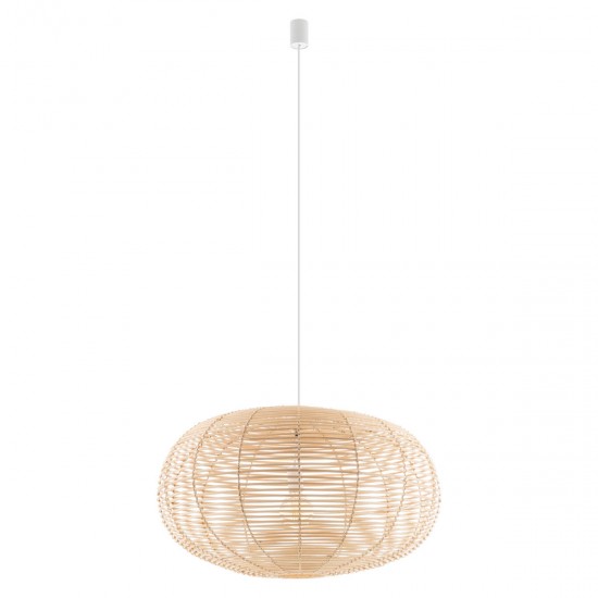 Pendul Rattan L 11155 Nowodvorski E27, Natural, Polonia