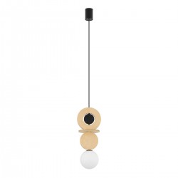 Pendul Drops Wood A 11173 Nowodvorski G9, Natural, Polonia