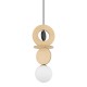Pendul Drops Wood A 11173 Nowodvorski G9, Natural, Polonia