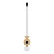 Pendul Drops Wood B 11174 Nowodvorski G9, Natural, Polonia