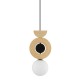 Pendul Drops Wood B 11174 Nowodvorski G9, Natural, Polonia
