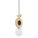 Pendul Drops Wood B 11174 Nowodvorski G9, Natural, Polonia