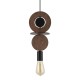 Pendul Drops Wood C 11175 Nowodvorski E27, Lemn, Polonia