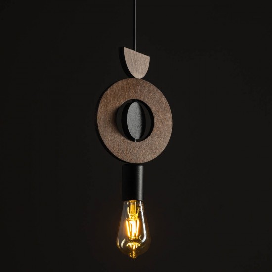 Pendul Drops Wood D 11176 Nowodvorski E27, Lemn, Polonia