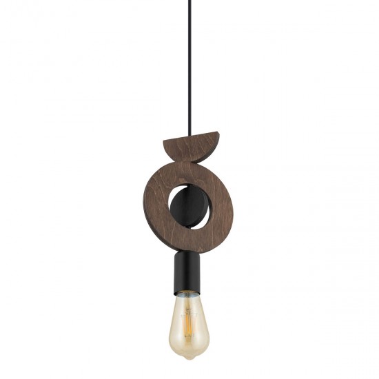 Pendul Drops Wood D 11176 Nowodvorski E27, Lemn, Polonia
