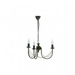 Candelabru Ares 204 Nowodvorski E14, Negru, Polonia