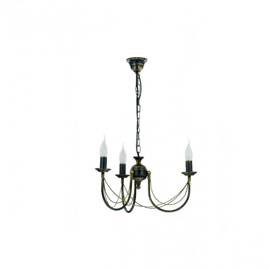 Candelabru Ares 204 Nowodvorski E14, Negru, Polonia