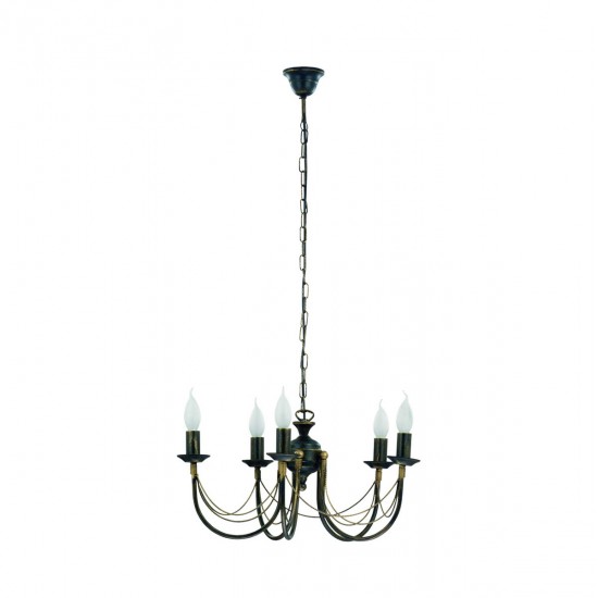 Candelabru Ares 205 Nowodvorski E14, Negru, Polonia