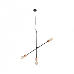 Suspensie Sticks 6268 Nowodvorski E27, Negru, Polonia