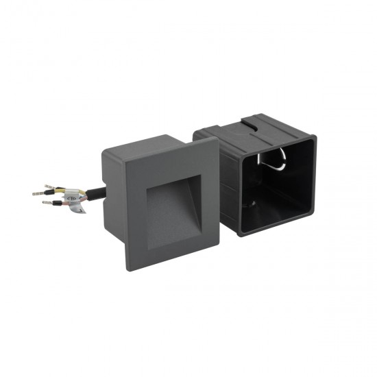 Aplica Exterior Incastrata Step Led 6907 Nowodvorski LED, Grafit, Polonia
