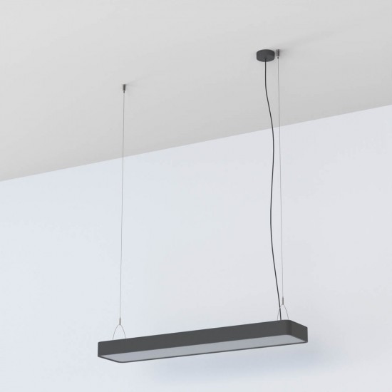 Suspensie Soft Led 90X20 7532 Nowodvorski LED, Grafit, Polonia