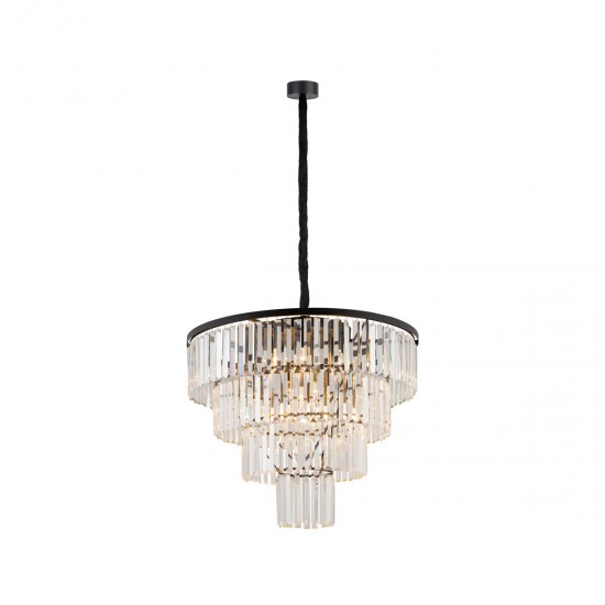 Candelabru Cristal L 7614 Nowodvorski E14, Transparent, Polonia