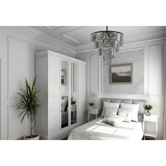 Candelabru Cristal L 7614 Nowodvorski E14, Transparent, Polonia