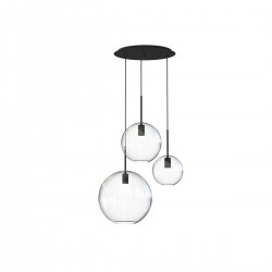 Suspensie Sphere 7788 Nowodvorski E27, Transparent, Polonia