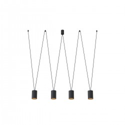 Suspensie More Tone 7814 Nowodvorski GU10, Negru, Polonia