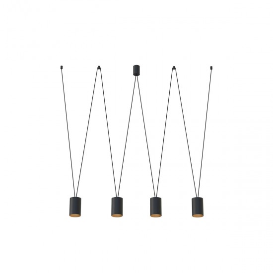 Suspensie More Tone 7814 Nowodvorski GU10, Negru, Polonia