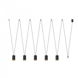 Suspensie More Tone 7817 Nowodvorski GU10, Negru, Polonia