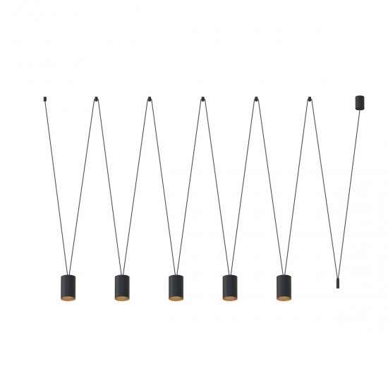 Suspensie More Tone 7817 Nowodvorski GU10, Negru, Polonia