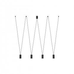 Suspensie More Eye 7822 Nowodvorski GU10, Negru, Polonia