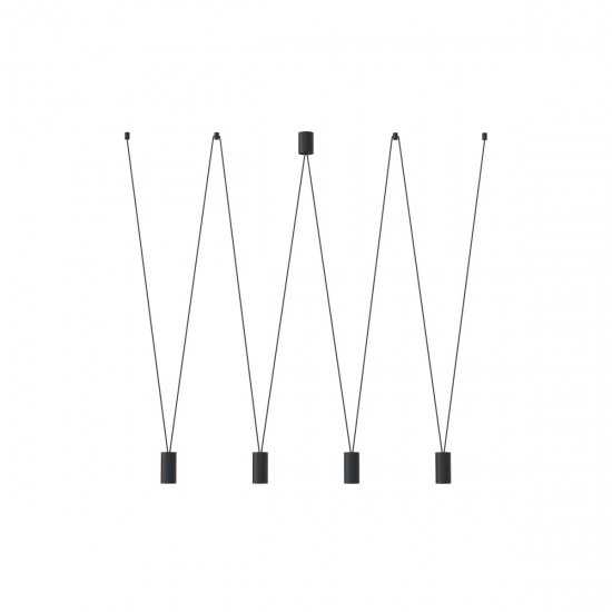 Suspensie More Eye 7822 Nowodvorski GU10, Negru, Polonia