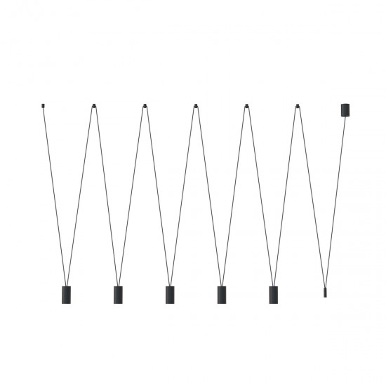 Suspensie More Eye 7825 Nowodvorski GU10, Negru, Polonia