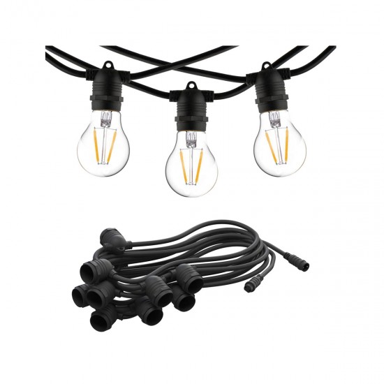Ghirlanda Festoon Lights 6M 7873 Nowodvorski E27, Negru, Polonia