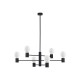 Candelabru Radius 7932 Nowodvorski E27, Negru, Polonia
