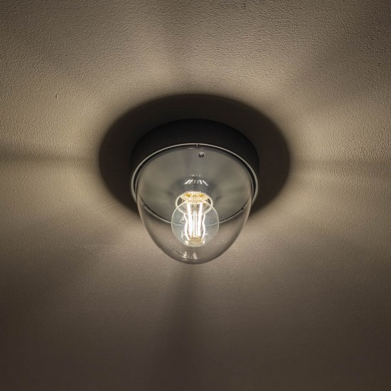 Plafoniera Exterior Nook 7964 Nowodvorski E27, Grafit, Polonia