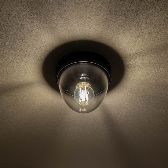 Plafoniera Exterior Nook 7978 Nowodvorski E27, Negru, Polonia