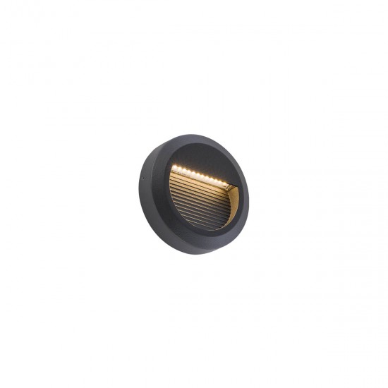 Aplica Exterior Sidewalk Round Led 8147 Nowodvorski LED, Negru, Polonia