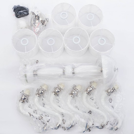 Candelabru Newport 8156 Nowodvorski E14, Alb, Polonia