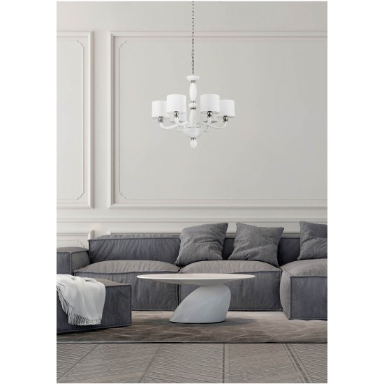 Candelabru Newport 8156 Nowodvorski E14, Alb, Polonia