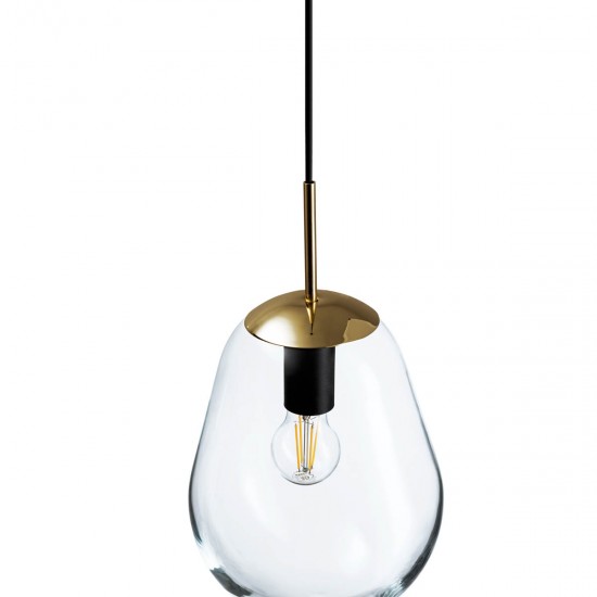 Pendul Pear S 8673 Nowodvorski E27, Transparent, Polonia