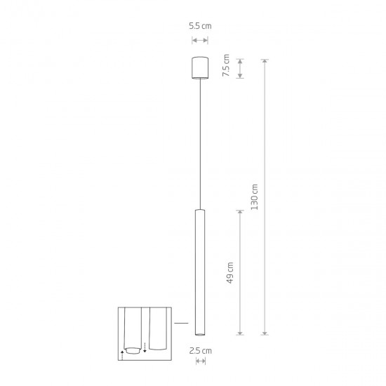 Pendul Laser 490 8798 Nowodvorski G9, Alama, Polonia