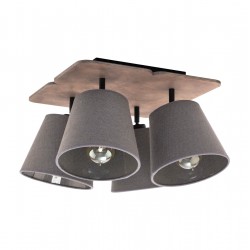 Lustra Plafon Awinion 9716 Nowodvorski E27, Gri, Polonia