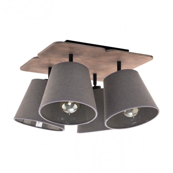 Lustra Plafon Awinion 9716 Nowodvorski E27, Gri, Polonia